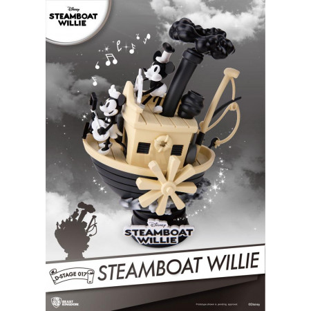 Steamboat Willie D-Stage PVC Diorama Mickey & Minnie 15 cm